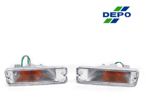 89-90 Clear Silvia Front bumper lights (NON-LED)