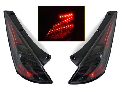 Black Depo 03-05 350Z LED Tail lights