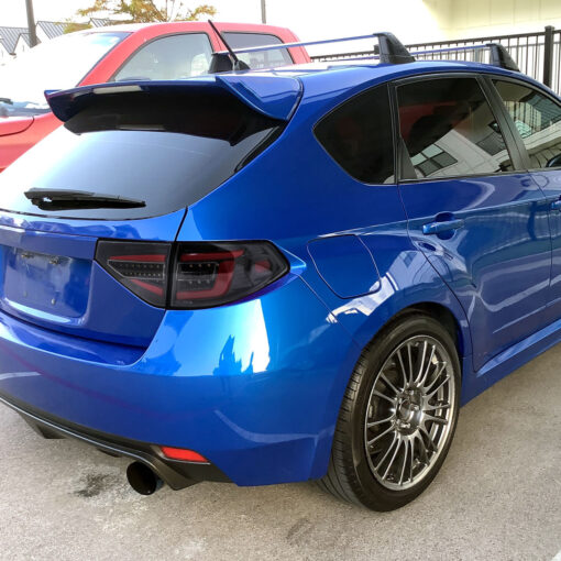 SpecD 2008-2014 Subaru Impreza WRX Hatchback LED Sequential Tube Tail Lights (Glossy Black Housing/Clear Lens) - Image 2