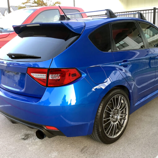 SpecD 2008-2014 Subaru Impreza WRX Hatchback LED Sequential Tube Tail Lights (Chrome Housing/Red Lens) - Image 2